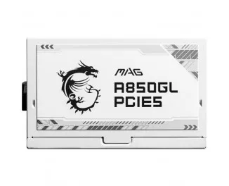 Блок питания 850W MSI (MAG A850GL PCIE5 WHITE)