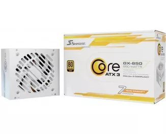 Блок живлення 850W Seasonic CORE GX-850-ATX31 WHITE