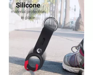 Брелок-подвеска для Apple AirTag  Silicone Loop Yellow