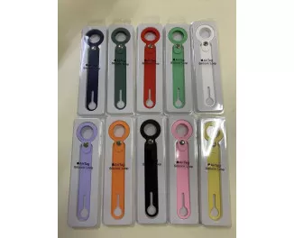 Брелок-подвеска для Apple AirTag  Silicone Loop Yellow