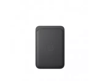 Чехол-бумажник Apple iPhone FineWoven Wallet with MagSafe Black (MA6W4)