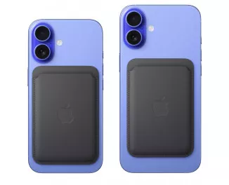Чехол-бумажник Apple iPhone FineWoven Wallet with MagSafe Deep Blue (MA6X4)