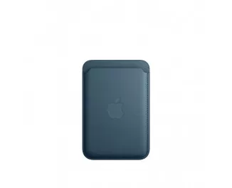 Чехол-бумажник Apple iPhone FineWoven Wallet with MagSafe Pacific Blue (MT263)