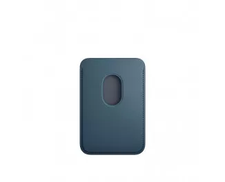 Чехол-бумажник Apple iPhone FineWoven Wallet with MagSafe Pacific Blue (MT263)