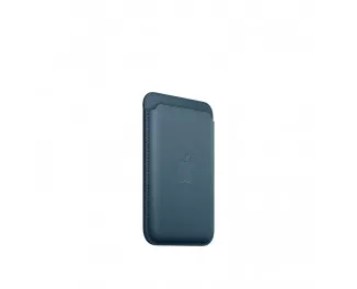Чехол-бумажник Apple iPhone FineWoven Wallet with MagSafe Pacific Blue (MT263)