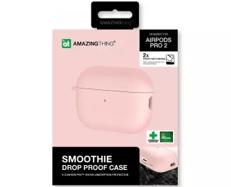 Чехол для AirPods Pro 2  AMAZINGThing Smoothie Case Pink (APRO2SMOPN)