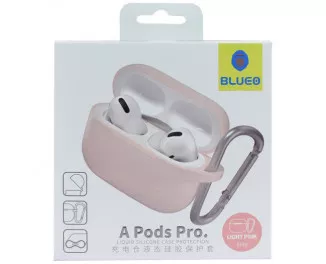 Чехол для AirPods Pro  Blueo A Pods Pro Liquid Silicone Series Light Pink