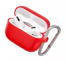 Чехол для AirPods Pro  Blueo A Pods Pro Liquid Silicone Series Red