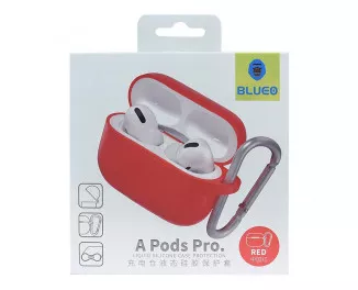 Чохол для AirPods Pro  Blueo A Pods Pro Liquid Silicone Series Red