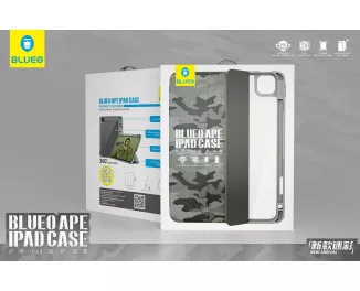 Чехол для Apple iPad mini 2021  Blueo APE Case with Leather Sheath Camo Gray