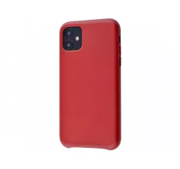 Чехол для Apple iPhone 11 Leather Case Red