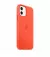 Чохол для Apple iPhone 12 / 12 Pro Silicone Case with MagSafe and Splash Screen Electric Orange