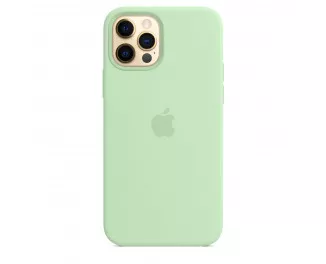 Чохол для Apple iPhone 12 Pro Max Apple Silicone Case with MagSafe Pistachio (MK053)
