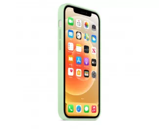 Чохол для Apple iPhone 12 Pro Max Apple Silicone Case with MagSafe Pistachio (MK053)