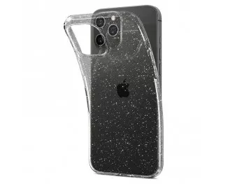 Чохол для Apple iPhone 12 Pro Max Blue Crystal Drop Pro Resistance Phone Case Glitter Gray