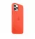 Чехол для Apple iPhone 12 Pro Max  Silicone Case with MagSafe and Splash Screen Electric Orange