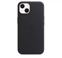 Чохол для Apple iPhone 13 Apple Leather Case with MagSafe Midnight (MM183)