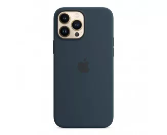 Чехол для Apple iPhone 13 Pro  Apple Silicone Case with MagSafe Abyss Blue (MM2J3)