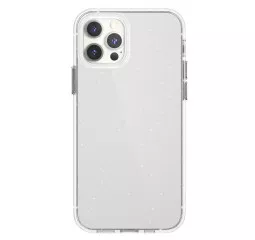 Чохол для Apple iPhone 13 Pro Blue Crystal Drop Pro Resistance Phone Case Glitter Transparent