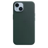 Чехол для Apple iPhone 14  Apple Leather Case with MagSafe Forest Green (MPP53)