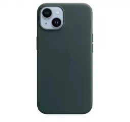 Чохол для Apple iPhone 14  Apple Leather Case with MagSafe Forest Green (MPP53)