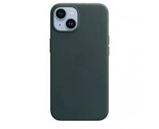 Чохол для Apple iPhone 14  Apple Leather Case with MagSafe Forest Green (MPP53)