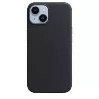 Чохол для Apple iPhone 14  Apple Leather Case with MagSafe Midnight (MPP43)