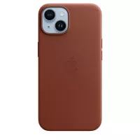 Чохол для Apple iPhone 14  Apple Leather Case with MagSafe Umber (MPP73)