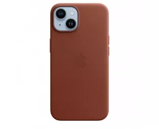 Чохол для Apple iPhone 14  Apple Leather Case with MagSafe Umber (MPP73)