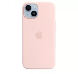 Чохол для Apple iPhone 14 Apple Silicone Case with MagSafe Chalk Pink (MPRX3)