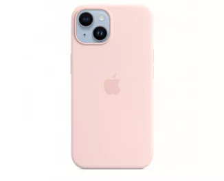 Чохол для Apple iPhone 14 Apple Silicone Case with MagSafe Chalk Pink (MPRX3)