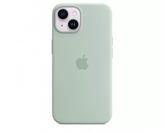 Чехол для Apple iPhone 14  Apple Silicone Case with MagSafe Succulent (MPT13)
