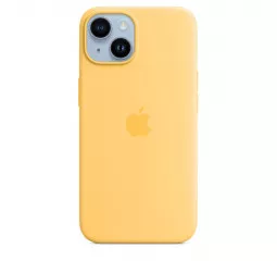 Чохол для Apple iPhone 14 Apple Silicone Case with MagSafe Sunglow (MPT23)