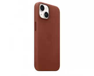 Чехол для Apple iPhone 14 Plus  Apple Leather Case with MagSafe Umber (MPPD3)
