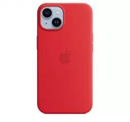 Чохол для Apple iPhone 14 Plus Apple Silicone Case with MagSafe (PRODUCT)RED (MPT63)