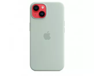 Чехол для Apple iPhone 14 Plus  Apple Silicone Case with MagSafe Succulent (MPTC3)