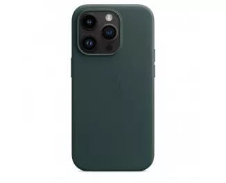 Чохол для Apple iPhone 14 Pro Apple Leather Case with MagSafe Forest Green (MPPH3)