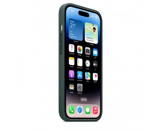 Чохол для Apple iPhone 14 Pro Apple Leather Case with MagSafe Forest Green (MPPH3)