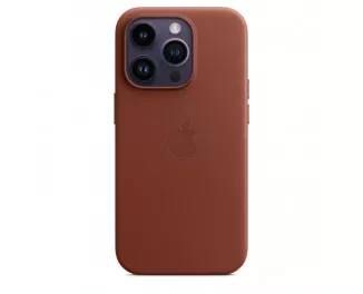 Чехол для Apple iPhone 14 Pro  Apple Leather Case with MagSafe Umber (MPPK3)