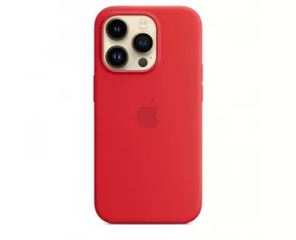 Чехол для Apple iPhone 14 Pro  Apple Silicone Case with MagSafe (PRODUCT)RED (MPTG3)