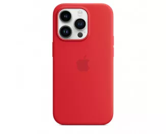 Чехол для Apple iPhone 14 Pro  Apple Silicone Case with MagSafe (PRODUCT)RED (MPTG3)