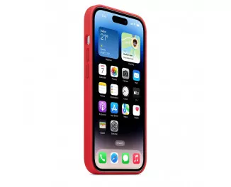 Чехол для Apple iPhone 14 Pro  Apple Silicone Case with MagSafe (PRODUCT)RED (MPTG3)