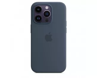 Чохол для Apple iPhone 14 Pro Apple Silicone Case with MagSafe Storm Blue (MPTF3)
