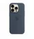 Чехол для Apple iPhone 14 Pro  Apple Silicone Case with MagSafe Storm Blue (MPTF3)