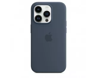 Чохол для Apple iPhone 14 Pro Apple Silicone Case with MagSafe Storm Blue (MPTF3)