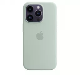 Чохол для Apple iPhone 14 Pro Apple Silicone Case with MagSafe Succulent (MPTL3)