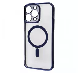 Чохол для Apple iPhone 14 Pro  Baseus Glitter Case with MagSafe Blue
