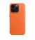 Чехол для Apple iPhone 14 Pro Max  Apple Leather Case with MagSafe Orange (MPPR3)