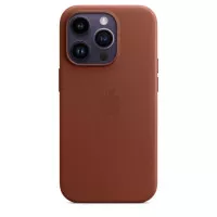 Чохол для Apple iPhone 14 Pro Max Apple Leather Case with MagSafe Umber (MPPQ3)