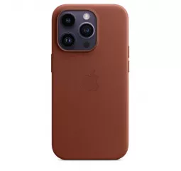 Чохол для Apple iPhone 14 Pro Max Apple Leather Case with MagSafe Umber (MPPQ3)